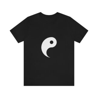 Yin and Yang symbol shirts | Tai chi shirts | The Yang part | His and hers T-shirts | Black and white | half of yin and yang